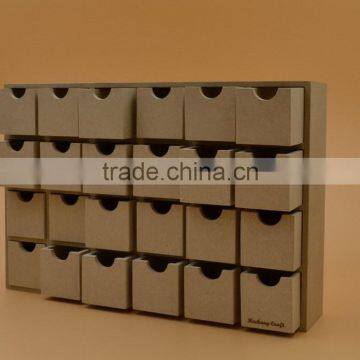 Christmas Calendar Box Wooden Storage Box photo-2