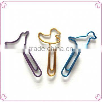 Lovely Long Colorful Metal Animal Shapes Paper Clip Bookmark photo-3
