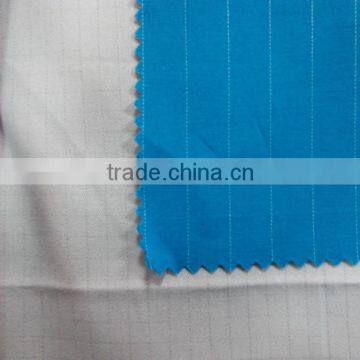 EN 1149-1 T/C Cotton and polyester esd antistatic twill cloth for garment