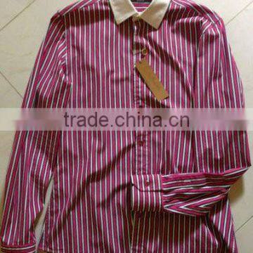 Brand new man shirts casual shirts cotton stripes luxury man shirts clothing