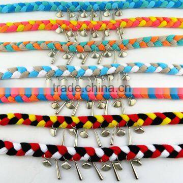 2016 Black Enamel Heart Charm Pendant Long Scarves Solid Black Costume Long Scarves Diy Custom Black Pendant Scarves photo-6