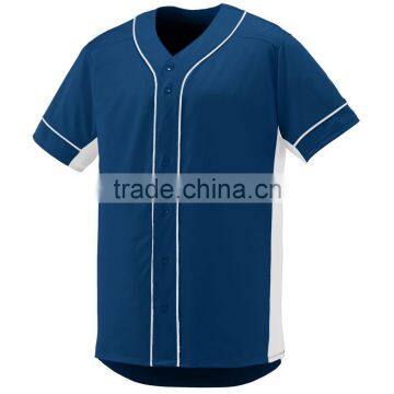 Mens Sport Slugger Baseball Jersey Custom Wicking Pinhole Mesh Side Panels Sport Tee 100% Polyester Propelit Micromesh Wicking photo-5