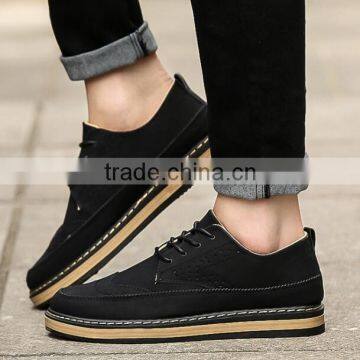 Zm35546a Latest Design Men Leather Shoes Spring Casual Lace up Shoes photo-3