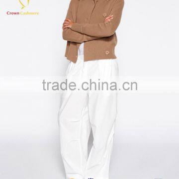 Ladies Short Coat Design Winter Woolen Knitted Coat photo-3