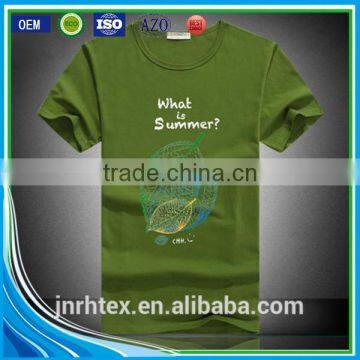 Custom Cotton White T Shirt Print photo-2