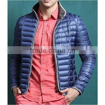 2015 China Factory Fashion Blue Downproof Outdoor Duck Mens Down Jacket photo-2