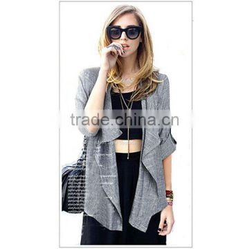 Summer and spring new arrival three quarter sleeve thin sweater,women coat,cardigan latest design