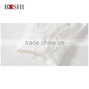 Factory Price For Embroidered Flower Of Ladies Casual Double Breasted Shirt photo-6