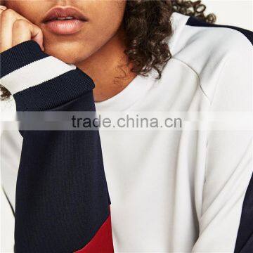 Dongguan Custom Design Color Block Sweatshirt With Raglan Sleeves photo-5