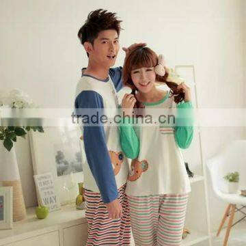 2015 Wholesale Cartoon Style Couple Pajamas photo-3