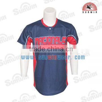 Factory Price Polyester Custom Baseball Jersey Exporter