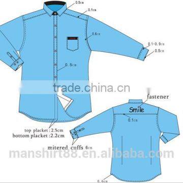 2016 latest fashion designer shirt custom shirt