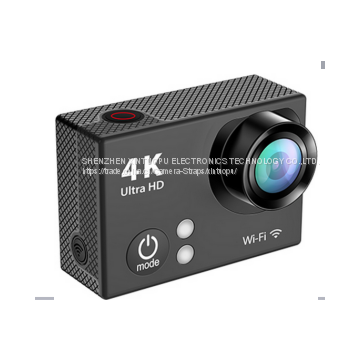 H2R Action Camera 4K WiFi Ultra HD Waterproof Sport Camera 2 Inch LCD Screen 12MP 170 Degree