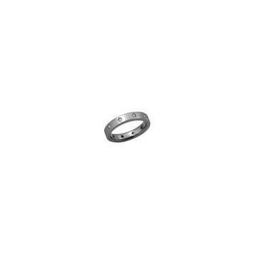 Sell Titanium Ring With CZ - JT046 (Hong Kong)