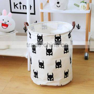 Children Storage Bag Laundry Organizer Bag Leather Handles for Kids Dirty Clothes photo-5