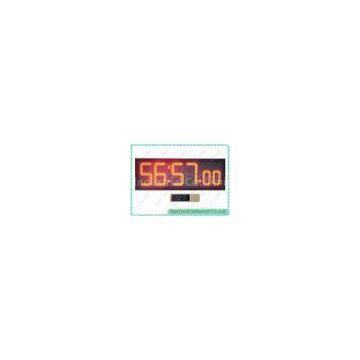 Ultra Bright Led Digital Clock Display , Countdown And Clockwise Clock Time Board
