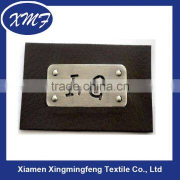 Stylish Leather Labels PU leather patch