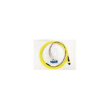 MPO - LC Fiber Optical Patch Cord with 12core Ribbon Cable