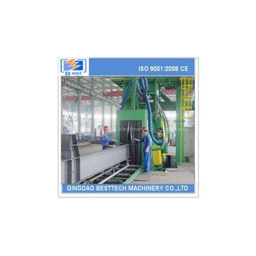 Q69 steel plate & sheet shot blasting machine