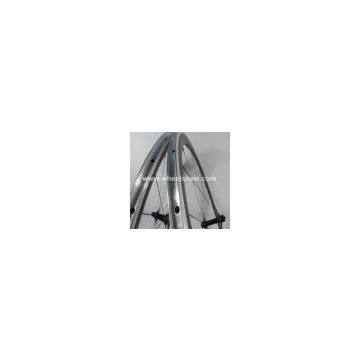 700C*50mm Carbon Bike Wheelset With Alloy Braking Surface photo-3