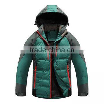 2016 Custom Waterproof European Bomber Down Jacket for Winters
