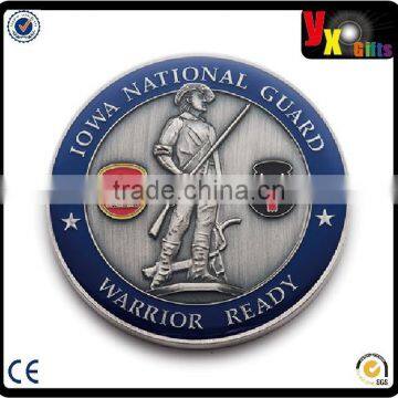 price per kg iron/Newest 3D Custom Metal Challenge Coin for Promotion with Head Portrait