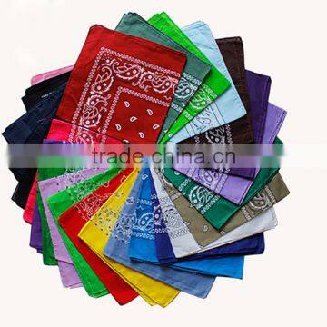 New Colourful Bandana Scarf Paisley Print Sqaure Neck Bandana 22''x22'' Bandana Cotton Scarves Indian Head Cover Viscose Scarves photo-5