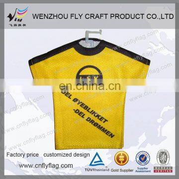 Supply custom mini jersey black and white color printing T shirt