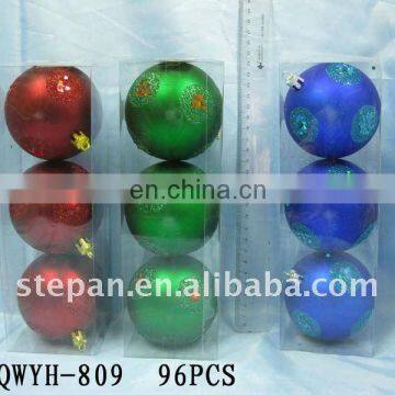 JQ-809 glitter christmas ball for wholesale