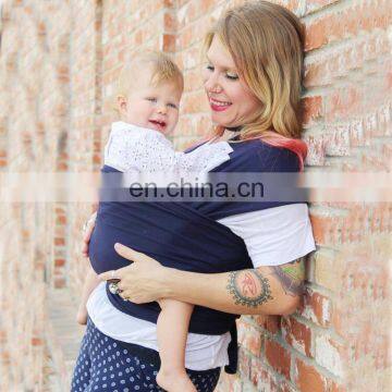 Dark blue baby wrap orgainc cotton with classic designs