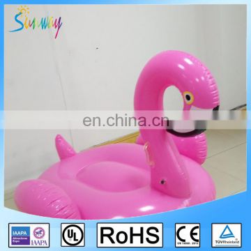 150cm Lovely Pink Inflatable Flamingo Water Pool Float for Kids and Adults