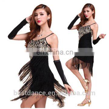 BestDance fashion adult latin dance dress competition dress latin dance practice dress OEM