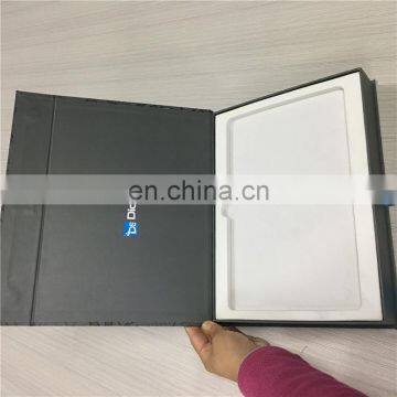 Like Book Shape Box With Ribbon Tie Gift Box for Portable Battery With Small Computer photo-6