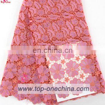 Classical Guipure Lace Fabric African Cord Lace Fabric High Quality Guipure Lace Fabric