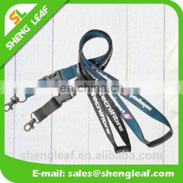 Hot sale custom design polyester cheap short keychain lanayrd