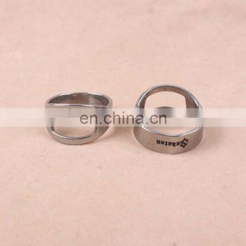 Stainless Steel Metal Finger Ring Beer Bottle Opener photo-6