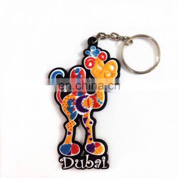 Lovely design cheap silicon keychain / custom pvc keychain