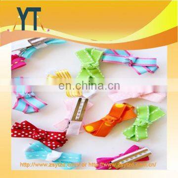 Zhong Shan Factory Colorful Mini Cute Hair Bow/barrette/hair Pin photo-3