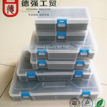 ER Collet set package toolbox, plastic packaging box, transparent plastic box.