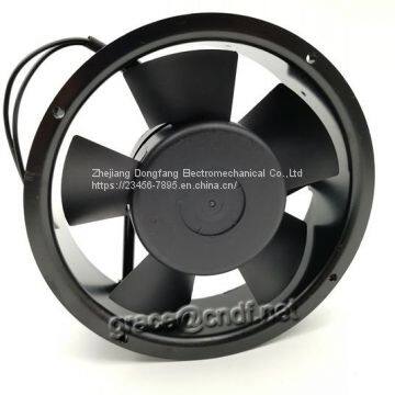 CNDF Input Voltage 110/120VAc 50/60Hz 2 Ball Bearing Cooling Fan Elliptic 172x51mm ac Ventilation Exhaust Fans 172x51mm photo-5