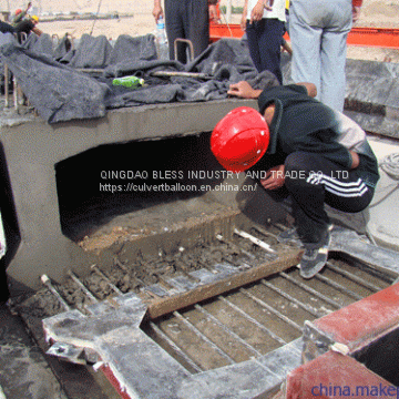 inflatable rubber balloon/ bladder/air bag, inflatable culvert rubber formwork, pneumatic tubular formworks