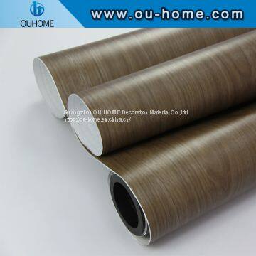 OUHOME Wood Grain Lamination Wooden Furniture Protective Decorative Film