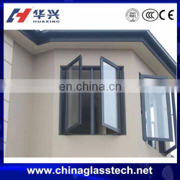 CE&CCC&ISO size customized heat resistance interior low profile aluminum frame window