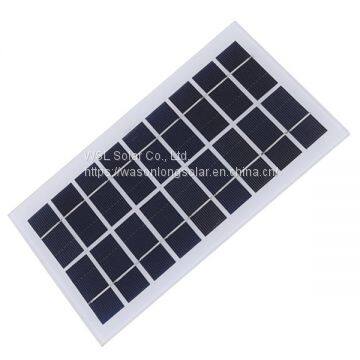 9V Solar Panel, 3.5 Watts, Monocrystalline, Tempered Glass Laminated, 95x248x4.5mm