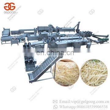 Industrial French Fries Production Line Fresh Potato Chips Making Machine Frozen French Fries Processing Plant photo-4