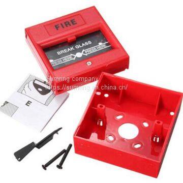 Fire alarm button Fire alarm glass break switch for Normally closed evacuation door control alarm system