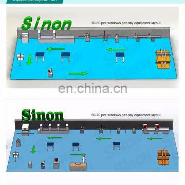 CNC Automatic 3 Tools PVC Window Corner Processing Machine photo-5