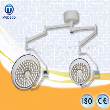 China SH MEDECO Germany Osram Medical Ceiling Type Double Dome LED Operating Shadowless Light 700/500 with Ce /ISO Approved