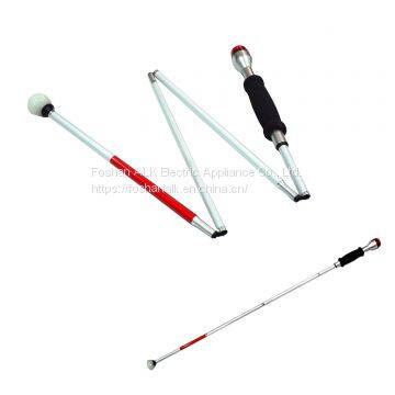 Flashing Alarm White Cane