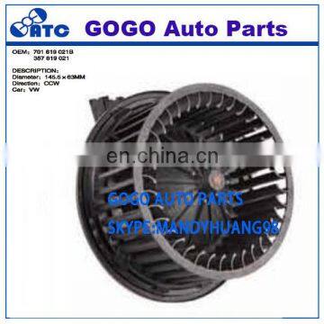 High Quality Car Air Conditioner Heater Blower Motor VW Transporter IV Bus SEAT SKODA 701 819 021B 357 819 021